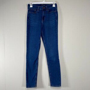 Calvin Klein Skinny Denim Jeans Women's 2 Mid Rise Blue Casual Pants